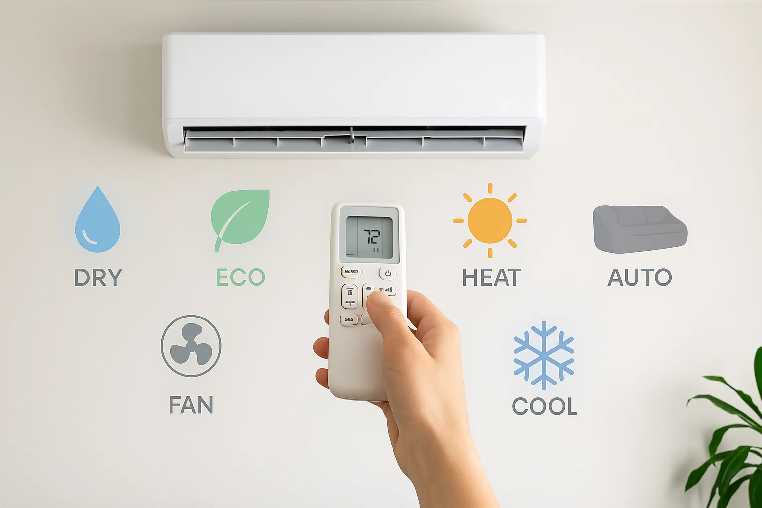 Understanding AC Modes: Dry, Eco, Fan, Heat, Cool, and Auto